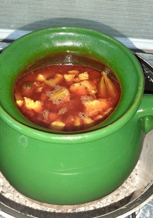 عکسی از دستور خورشت قیمه بامیه
