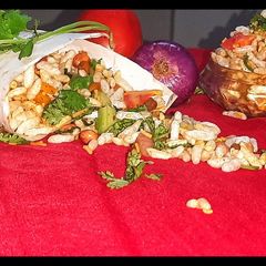 Bhel puri A picture of Bhel puri.