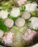 大黃瓜丸子湯