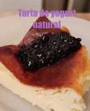 Tarta de yogurt natural
