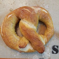 A picture of Homemade Cinnamon Sugar Pretzel.