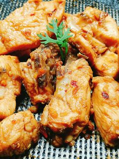Hình của món Gà mật ong.