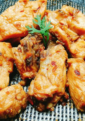 Hình của món Gà mật ong.