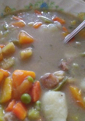 Una foto de Sopa de verduras