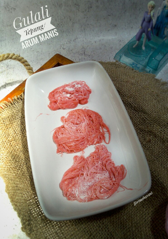 Foto resep Gulali Tepung/Arum manis/Arbanat aka Rambut Nenek
