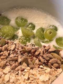 Una foto de Bowl desayuno de otoño