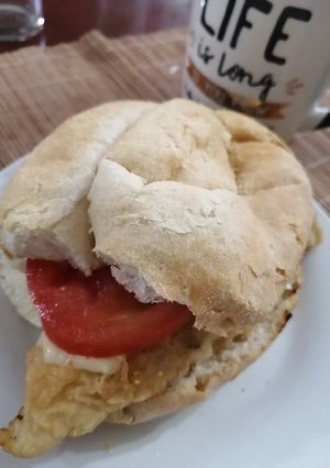 Una foto de Sándwich de pescado frito