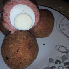 A picture of Scotch Eggs.