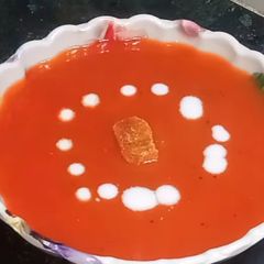A picture of Tomato soup.