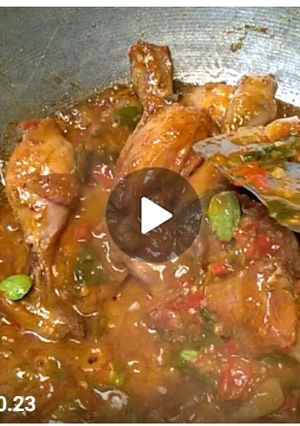 Foto resep Ayam bumbu merah with peuteuy