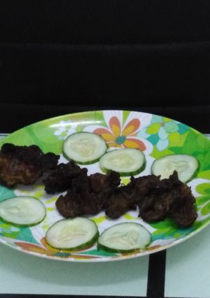 A picture of Grilled lamb.