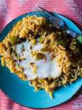 Instant noodle shakshuka