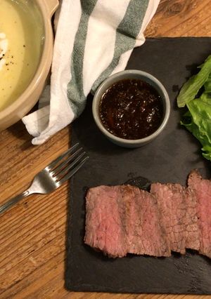 A picture of Roast beef without roasting.