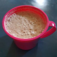 A picture of Chocolate froth drink.