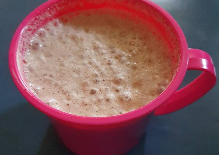 Chocolate froth drink