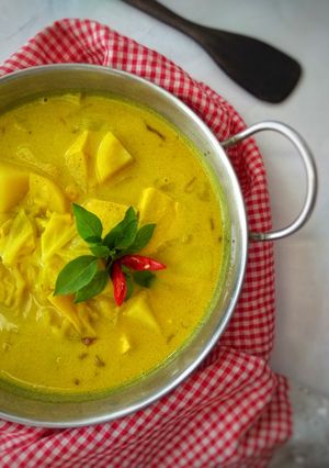 Foto resep Sayur Gurih Tahu Kentang