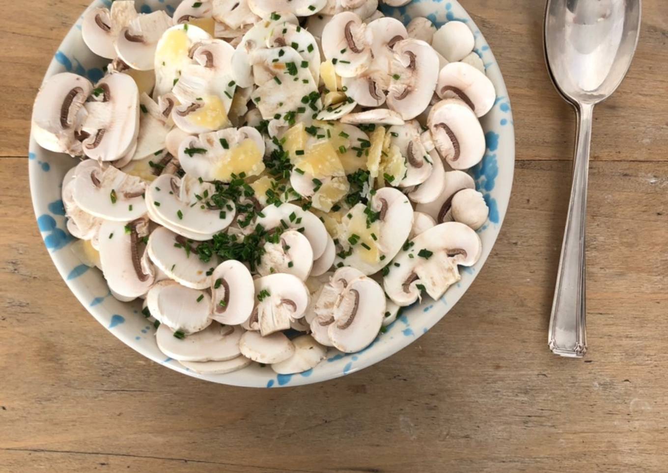 Salade de champignons de Paris