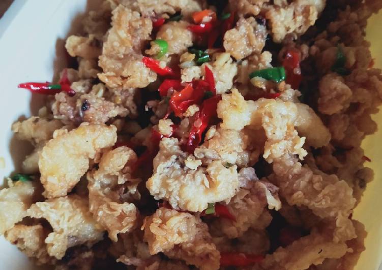 Cara Gampang Menyiapkan Sotong Cabe Garam Anti Gagal