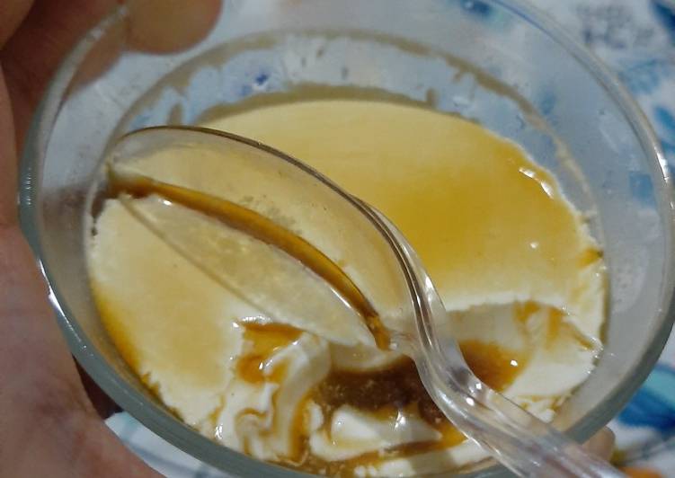 Milk Pudding ala Gyu Kaku (w/ gelatin bubuk)