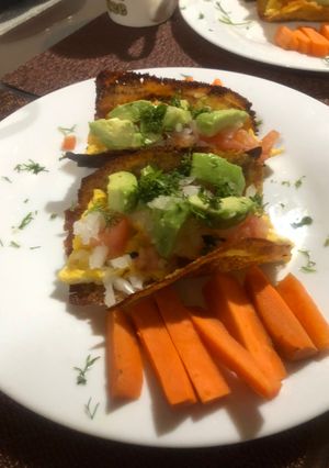Una foto de Tacos de costra de queso 🌮 (paso a paso)