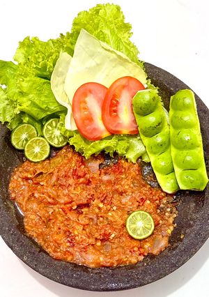 Foto resep Sambel Lamongan Penyetan
