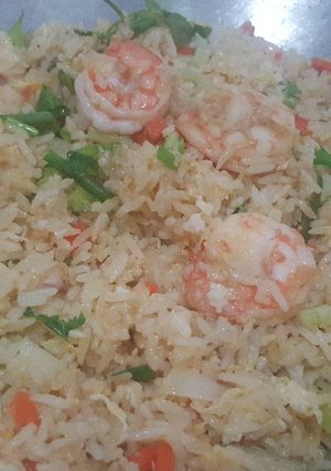 รูปของ ข้าวผัดกุ้ง🦐🦐