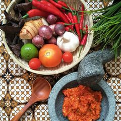 A picture of Chilli/Sambal.