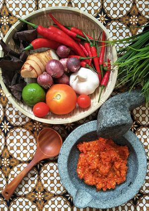 A picture of Chilli/Sambal.