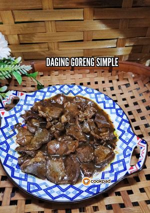 Gambar 20:4:25 - Daging goreng simple