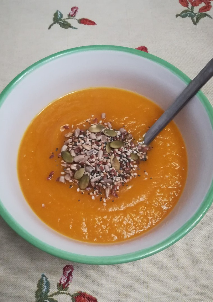 Una foto de Crema de calabaza