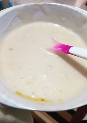 Foto resep Bubur Nasi Ikan Patin #mpasi6bulan #slowcooker
