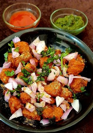 A picture of Soya pakode.