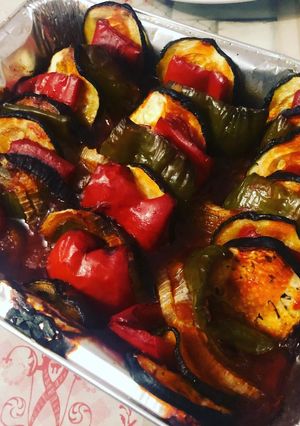 Una foto de Verduras al horno o ratatouille