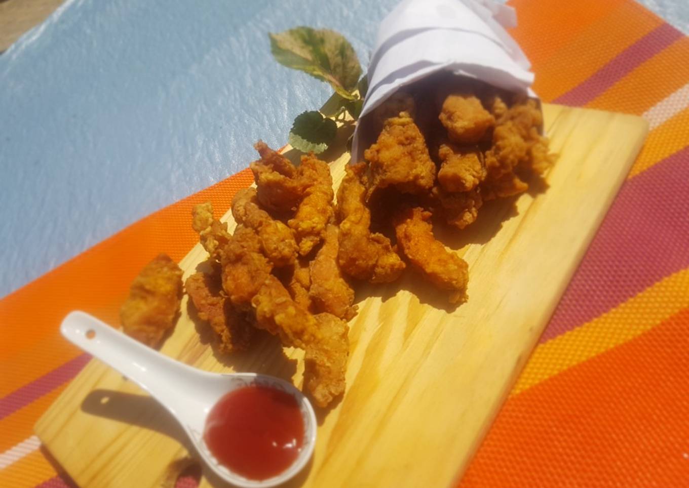 Crispy chicken fingers