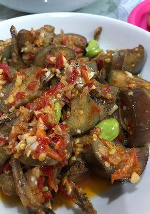 Foto resep Terong teri pete balado