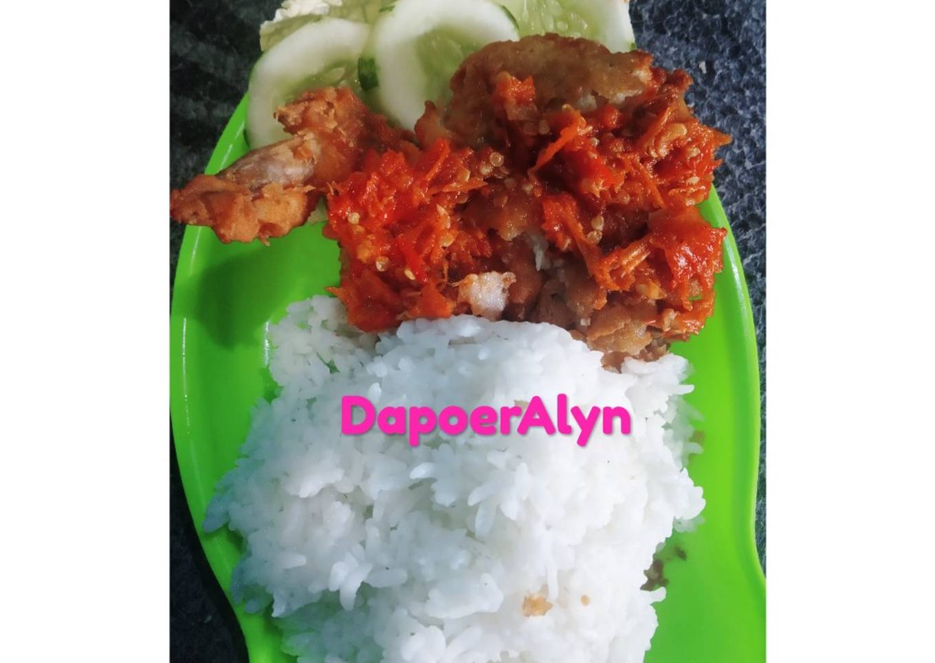 Ayam geprek merem melek