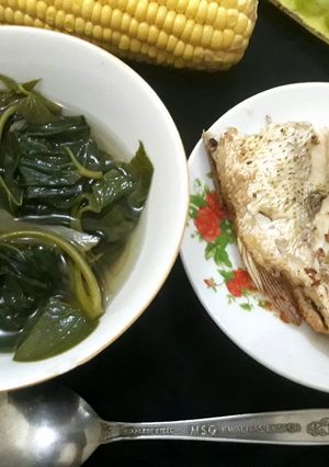 Foto resep Sayur bening daun ubi jalar manis