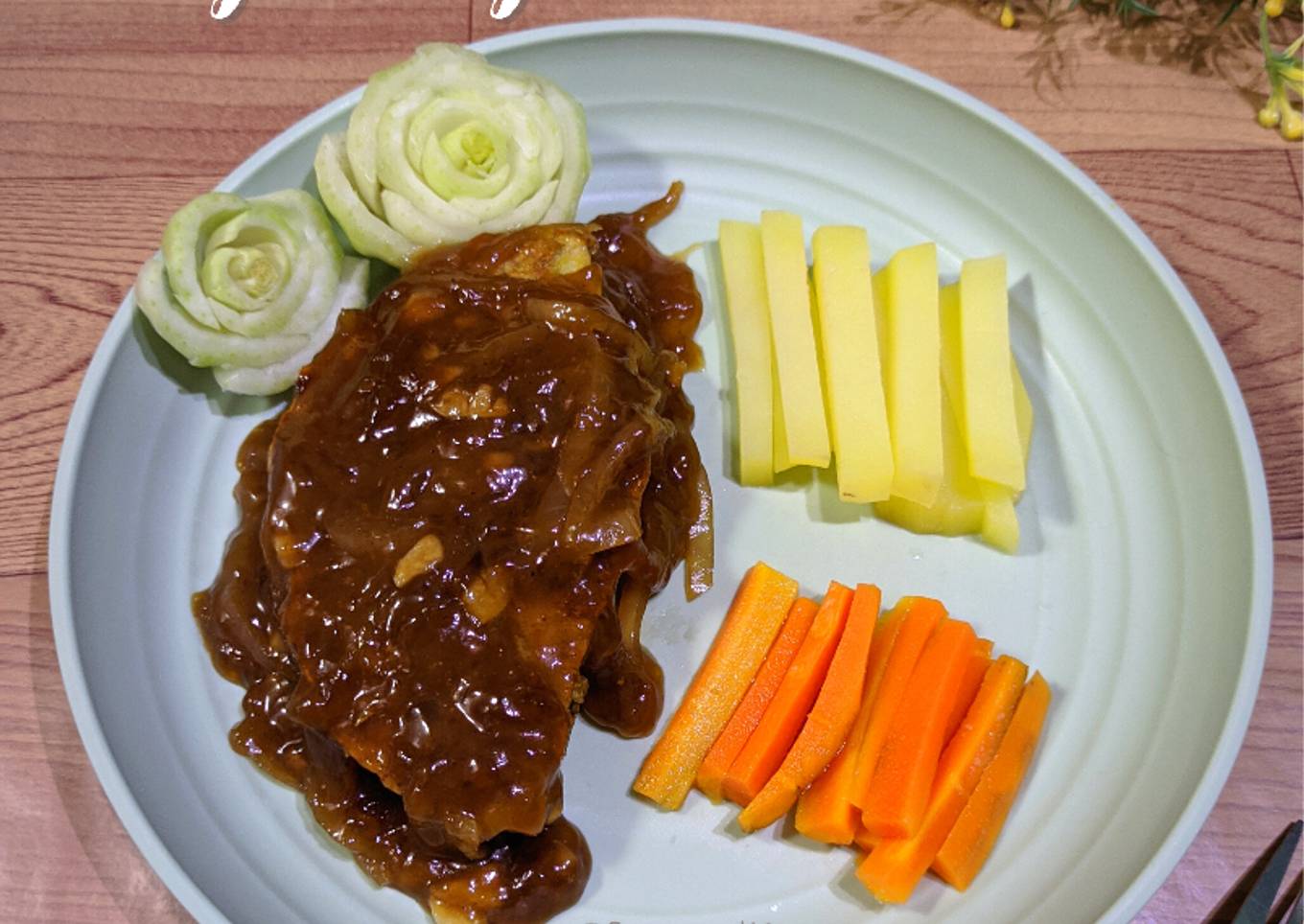 Resep Steak Ayam Sayur yang Menggugah Selera