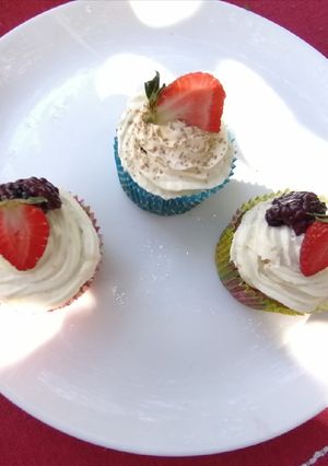 Una foto de Muffins de manzana y canela