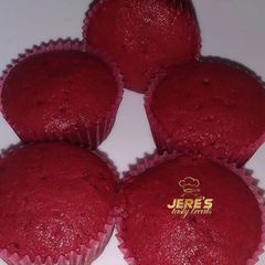 Red velvet cup cake A picture of Red velvet cup cake.