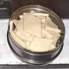 A picture of Kaju Katli.