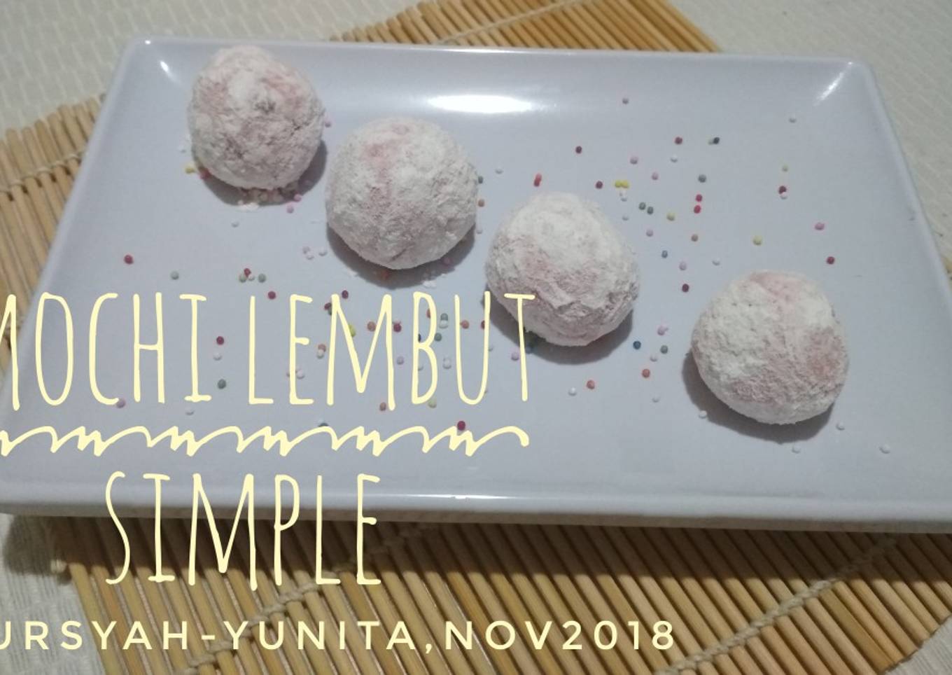 Resep Mochi Kacang Lembut Simple