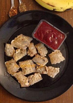 केले के छिलके के क्रिस्पी फ्रिटर्स रेसिपी मुख्य फोटो