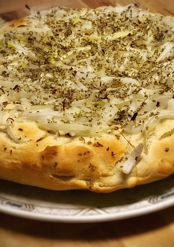 Una foto de Fugazzeta rellena (en Thermomix)