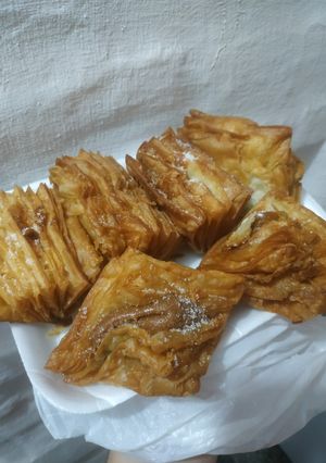 Una foto de Pasteles hojaldrados
