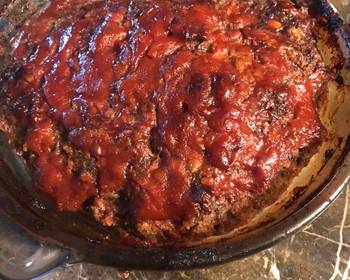 Fast Cooking Methods Meatloaf with Secret Sauce Yummy