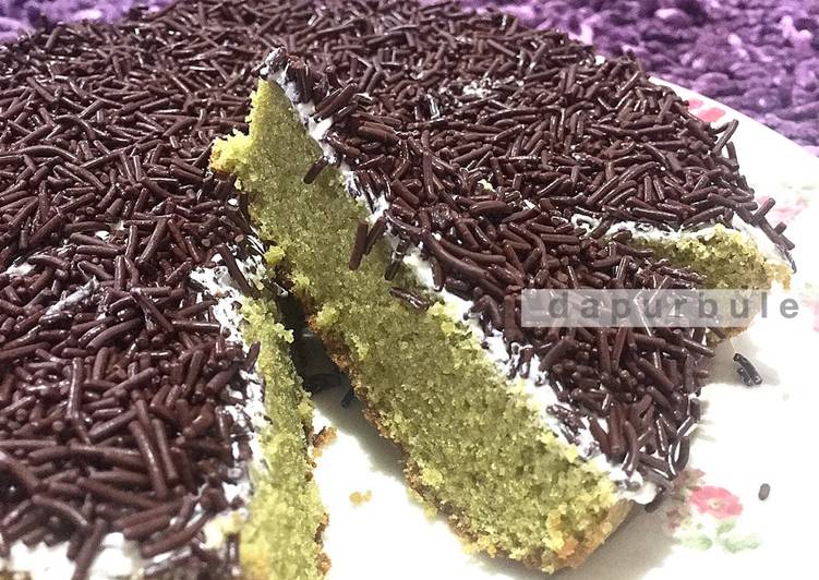 Resep Bolu Jadul Greentea Anti Gagal