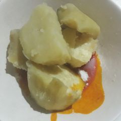 A picture of Sweet potatoes with redoil.