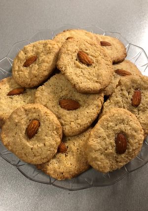 O poză a rețetei Almond biscuits- Biscuiți cu migdale.