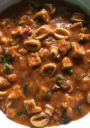 Foto resep Cumi saos padang